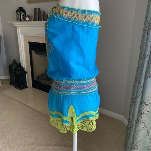 EUC Hale Bob Stitches and Sequins Boho Top - Picture 6 of 16